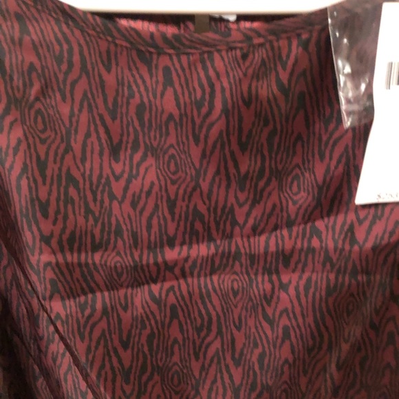 PARKER PLEATED SLEEVE PRINT DRESS sz s - Picture 3 of 8